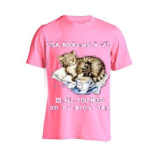 A CAT IS ALL YOU NEED ON A RAINY DAY T-SHIRT