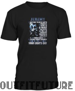 Jeremy not one to mess with male werewolf T-SHIRT
