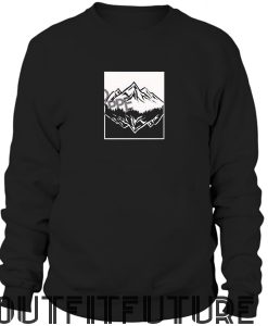 Mountain Upside Down Hoodie