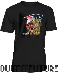 Patriots Infinity Gauntlet Tom Brady T-shirt