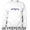 Patriots sweatshirt no hood