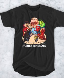 A FATHER OF HEROES T-SHIRT FOR MEN AND WOMEN BC19