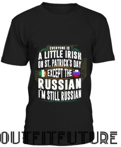 A Little Irish on Saint Patrick Day T-Shirt