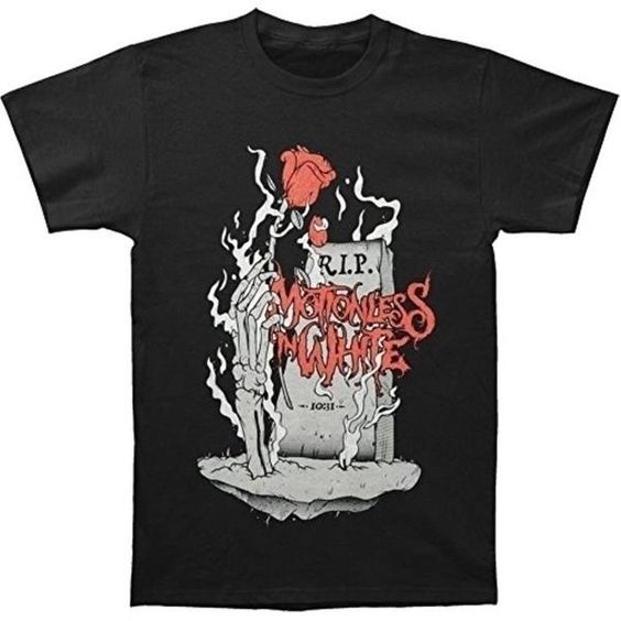 Fashion Funny Print T shirts Rock T-shirts Motionless In White Mens ...