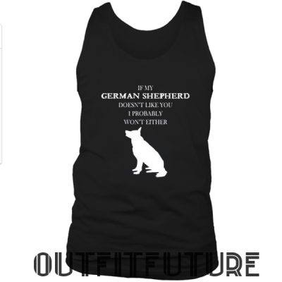 German Shepherd Racerback Tank Top