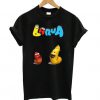 LArva Cartoon Black T shirt BC19