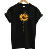 Sunflower Butterfly never give up T shirt BC19