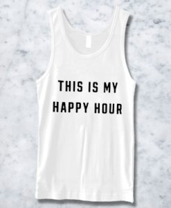 THIS IS MY HAPPY HOUR TANKTOP BC19