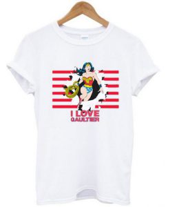 Wonder Woman I Love Gaultier T Shirt BC19