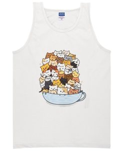 cat in the cup tanktop BC19