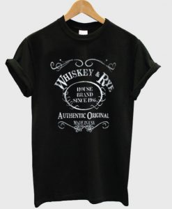 whisky and rye t shirt BC19