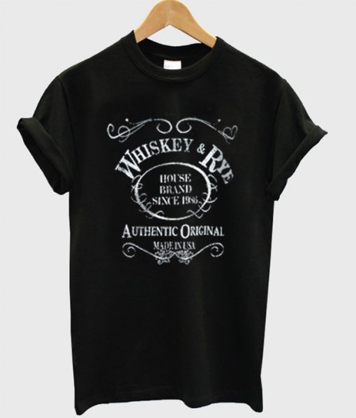 whisky and rye t shirt BC19