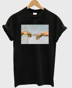 Michelangelo Hands T Shirt