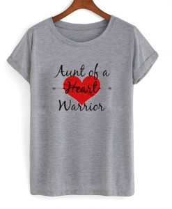 Aunt of a Heart Warrior CHD Heart Defect Shirt BC19