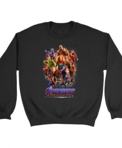 Avengers Endgame Marvel Thanos Thor Vision Captain America Sweatshirt BC19