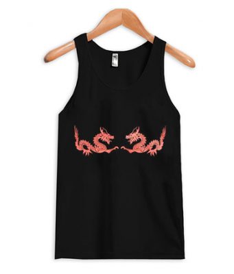 Camis Pattern Dragon Tight Tank top BC19