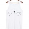 Cat Face Tank Top BC19