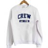 Crew EST 1790 white sweatshirt BC19