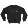 I Love Jesus Sweatshirt BC19