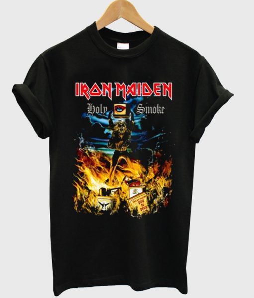 Iron Maiden Holy Smoke T-shirt BC19Iron Maiden Holy Smoke T-shirt BC19