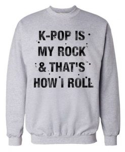 K-pop crew rock sweatshirt bc19