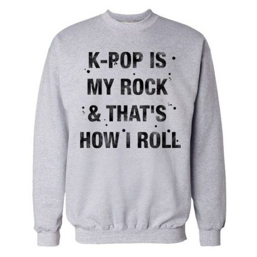 K-pop crew rock sweatshirt bc19