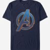 Marvel Avengers Endgame Blue Logo T-Shirt BC19