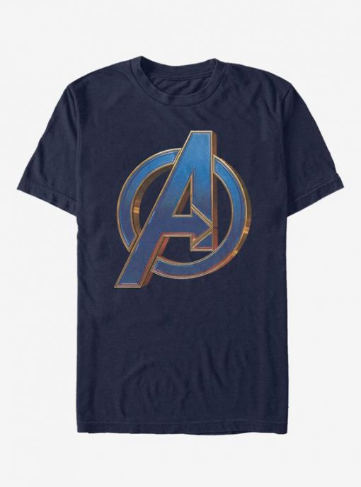 Marvel Avengers Endgame Blue Logo T-Shirt BC19