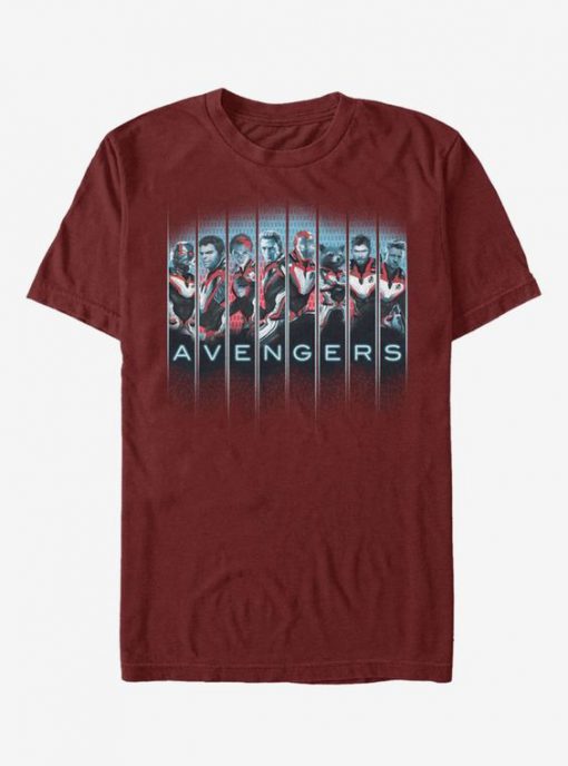 Marvel Avengers Endgame Grid Panel T-Shirt BC19