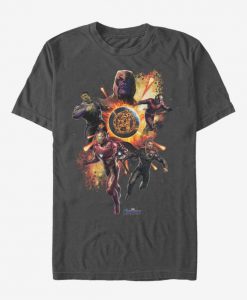 Marvel Avengers Endgame Planet Explosion T-Shirt BC19