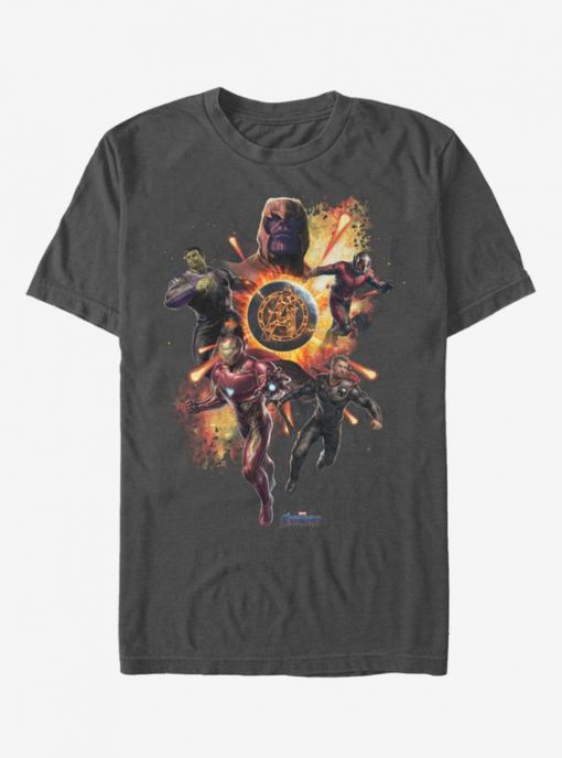 Marvel Avengers Endgame Planet Explosion T-Shirt BC19