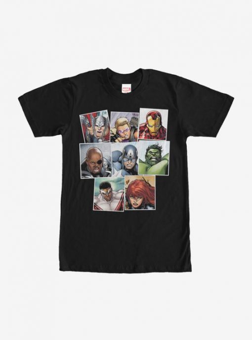 Marvel Avengers Polaroid T-Shirt BC19