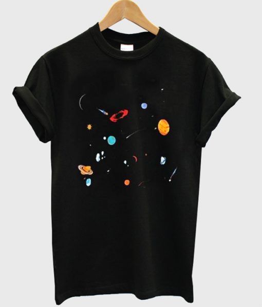 Space planet Galaxy T shirt BC19