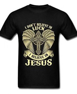 Spreadshirt Believe in Jesus Christ Men's T-Shirt BC19