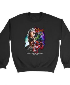 Stan Lee Marvel Endgame Thanks For Memories Sweatshirt BC19
