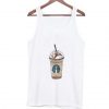 cartoon starbucks drink tank top BC19