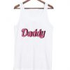 daddy font tank top BC19