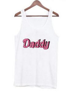 daddy font tank top BC19
