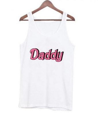 daddy font tank top BC19