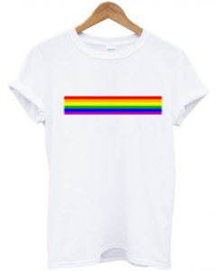 rainbow line t-shirt BC19