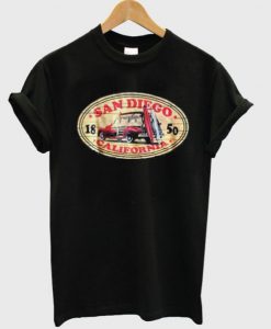 san diego 1850 california t-shirt BC19
