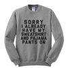Already Have My Sweatshirt SN01