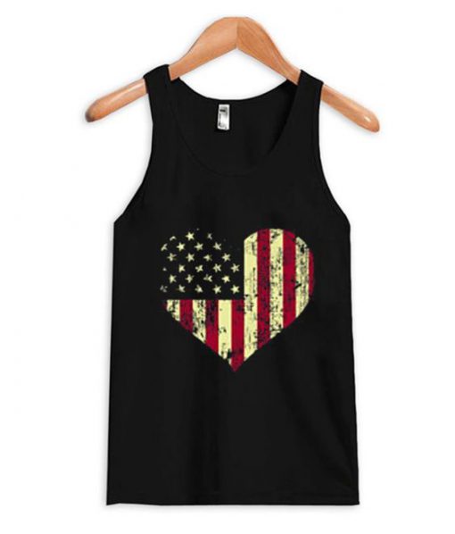 America Heart Tank Top SN01