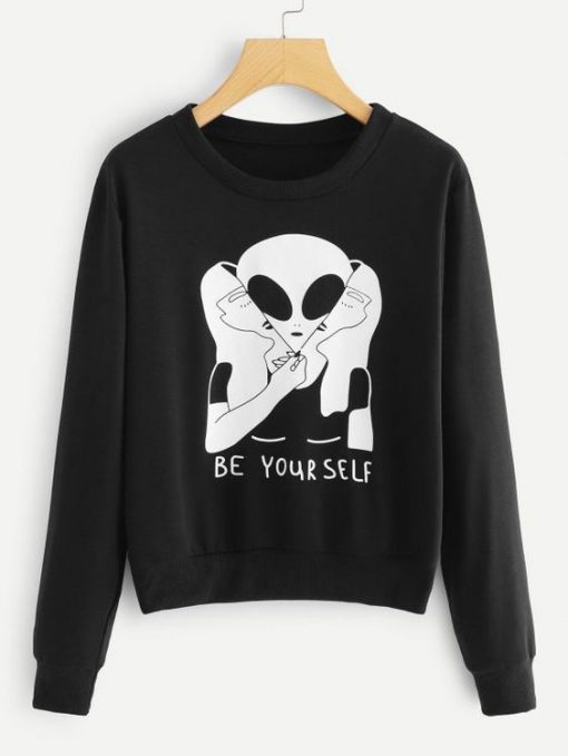 Be Yourself Sweatshirt ZK01