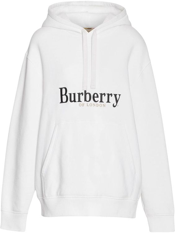 burberry embroidered hooded