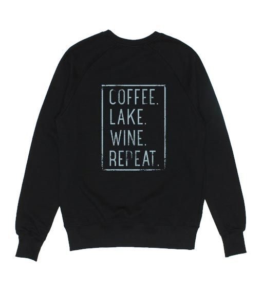 Coffee Lake Wine Repeat Sweatshirt AD01