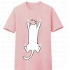 Cute Cartoon Cat T-shirt ZK01