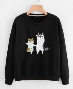 Cute Cartoon Dog Sweatshirt ZK01