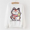 Cute Cat Rainbow Sweatshirt ZK01