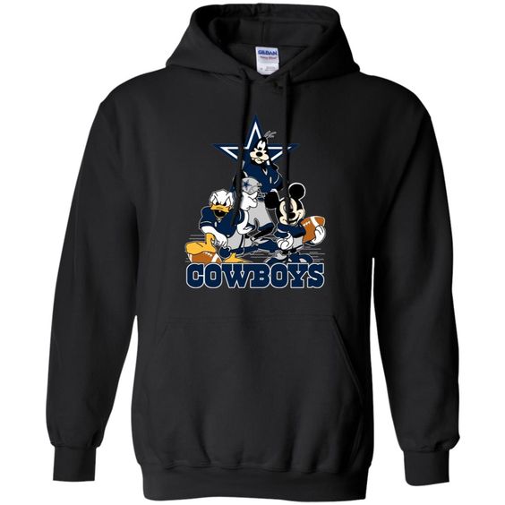 NFL Dallas Cowboys Mickey Mouse Donald Duck Goofy Football Shirt Hoodie